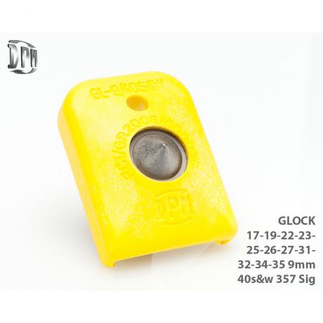MFPY-GL/1 - Polymerová patka na zásobník s rozbíječem oken pro Glock 17/19/22/23/25/34/35 žlutá