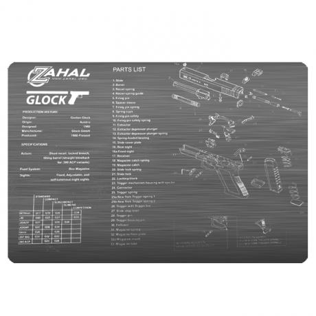 MAT-GL - Zahal čistící podložka Glock