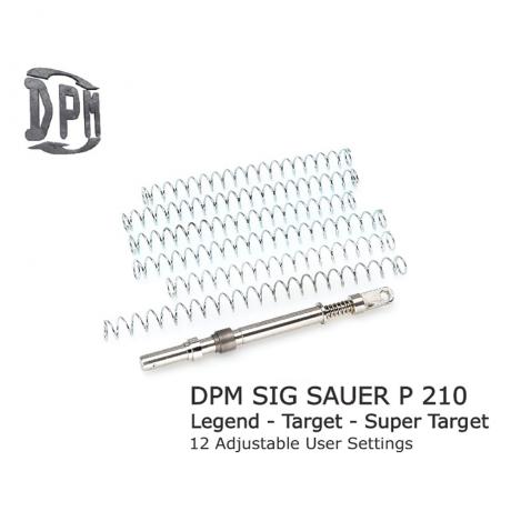 MS-SI/8 - Vratná pružina s redukcí zpětného rázu DPM pro Sig Sauer P210 (Legend, Target, Super, Target) (22LR / 7.65x21 / 9mm)