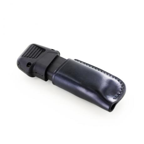 LB-MAG-G43 1Z OUT - Vnější kožené pouzdro na 1 zásobník Glock 43 s průvlekem - černé