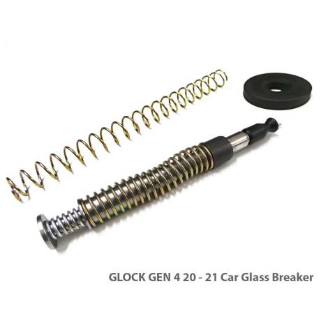 MS-CBGLG4/3 - Vratná pružina s redukcí zpětného rázu DPM s rozbíječem oken pro Glock 20, 21, 40, 41 (GEN 4)