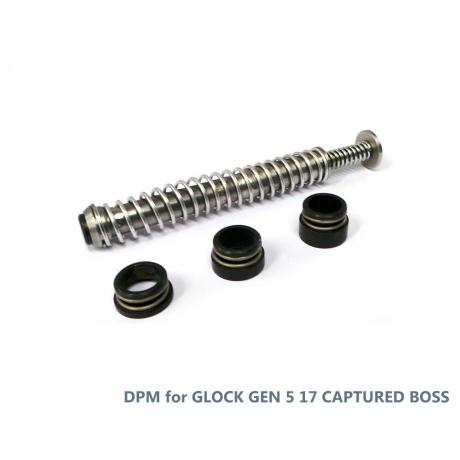 MS-GLG5/1 Captured - Vratná pružina DPM pro Glock 17-22 GEN 5 CAPTURED Black Oxide Stainless Steel (BOSS)