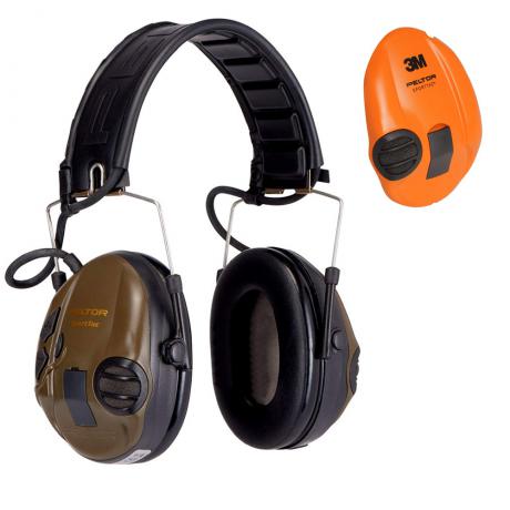 XH001650049 - Elektronická sluchátka Peltor SportTac Zelená/Oranžová