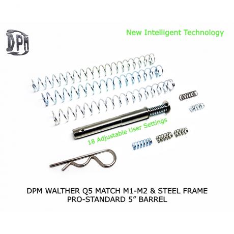 MS-WA/7 - Systém vratných pružin DPM pro WALTHER Q5 MATCH M1/M2 & Steel Frame Pro/Standard 5