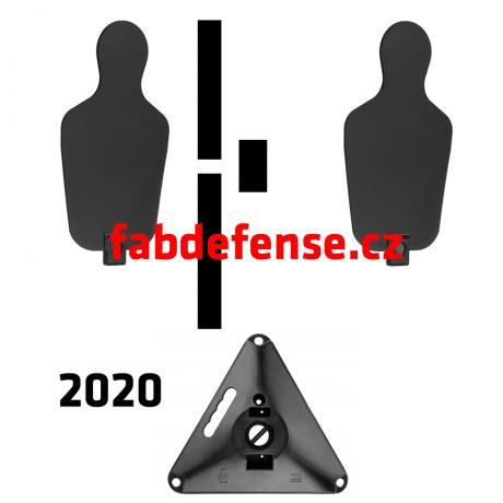 RTS 2 2020 - RTS Targets - Pevný terčový set verze 2020 - černá