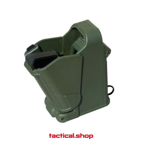 UP60DG - Rychlonabíječ / vybíječ pro pistolové zásobníky, 9mm - .45 ACP - Dark Green