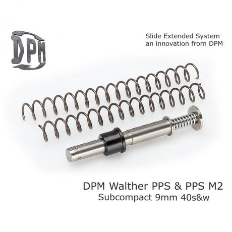 MS-WA/4 - Vratná pružina s redukcí zpětného rázu DPM pro Walther PPS & PPS M2 SubCompact (9mm / 40s&w)
