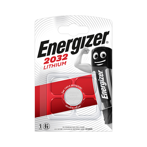 CR2032 3V-3B - ENERGIZER Baterie CR2032, 1 ks (blistr)