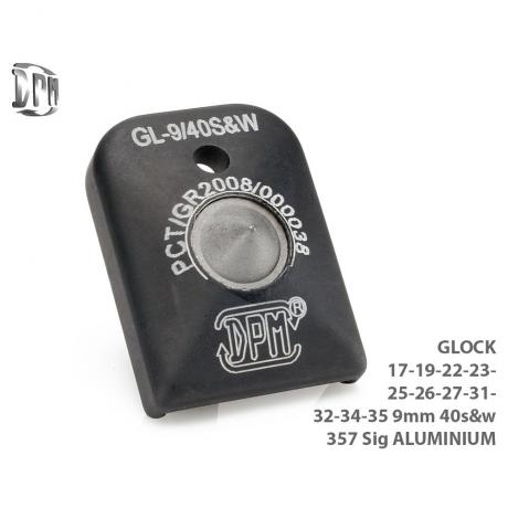 MFA-GL/1 - Hliníková patka na zásobník s rozbíječem oken pro Glock 17, 19, 22, 23, 25, 34, 35