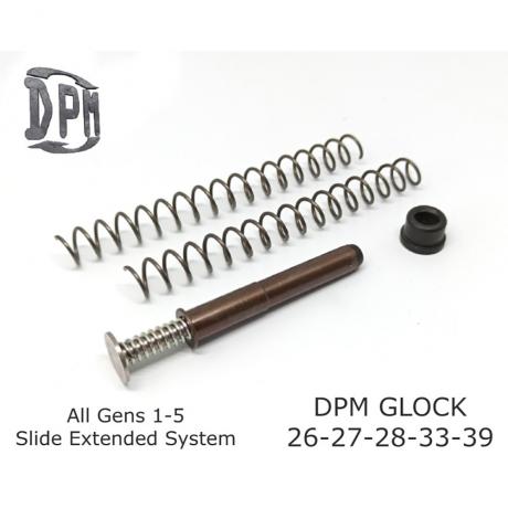 MS-GL/5 - Vratná pružina s redukcí zpětného rázu DPM pro Glock 26/27/28/33 Subcompact