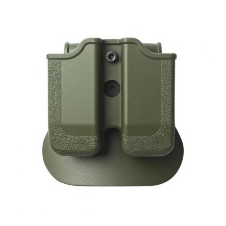 IMI-Z2030 - MP03 - polymerové pouzdro IMI Defense na 2 zásobníky (Beretta, Browning, Colt, CZ, EAA, Keltec, Magnum, SW, Sig, Taurus, Walther) - zelené